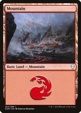 Mountain (264) [Dominaria] | Arkham Games and Comics