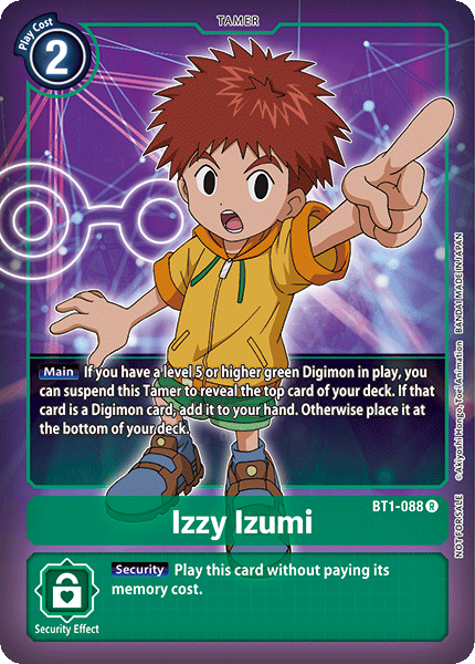 Izzy Izumi [BT1-088] (Buy-A-Box Promo) [Release Special Booster Ver.1.0 Promos] | Arkham Games and Comics