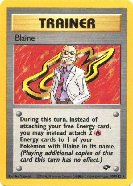 Blaine (100/132) [Gym Challenge Unlimited] | Arkham Games and Comics