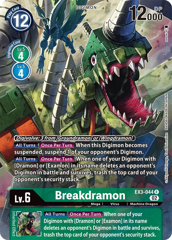 Breakdramon [EX3-044] (Alternate Art) [Draconic Roar] | Arkham Games and Comics