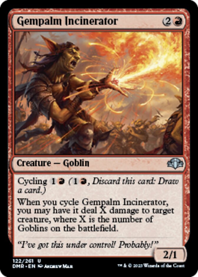 Gempalm Incinerator [Dominaria Remastered] | Arkham Games and Comics