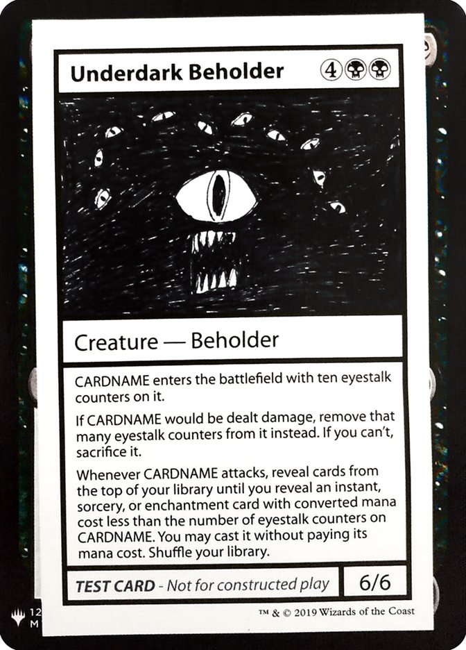 Underdark Beholder [Mystery Booster Playtest Cards] | Arkham Games and Comics