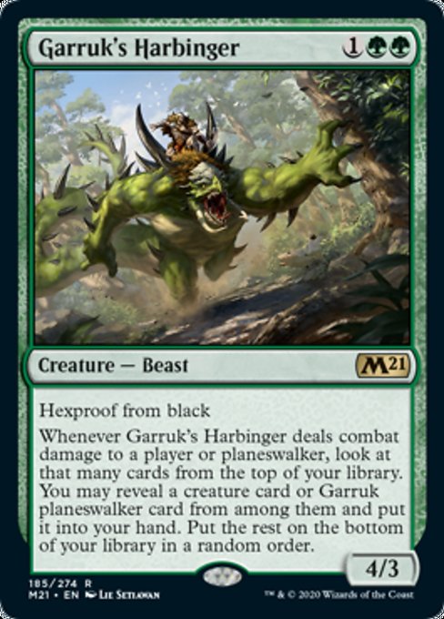 Garruk's Harbinger [Core Set 2021] | Arkham Games and Comics