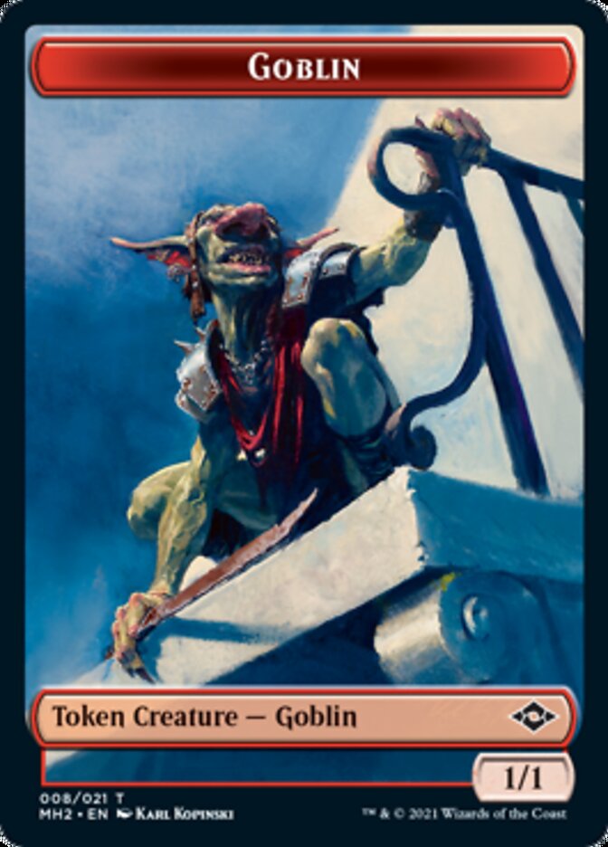 Goblin Token [Modern Horizons 2 Tokens] | Arkham Games and Comics