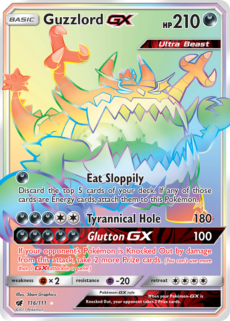 Guzzlord GX (116/111) [Sun & Moon: Crimson Invasion] | Arkham Games and Comics