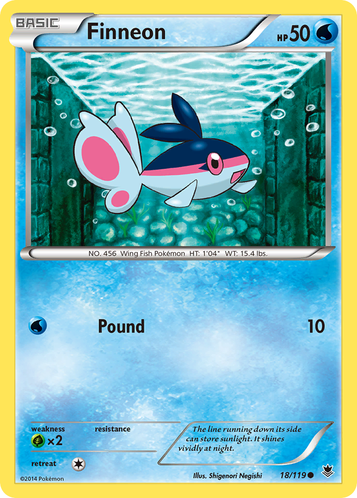Finneon (18/119) [XY: Phantom Forces] | Arkham Games and Comics