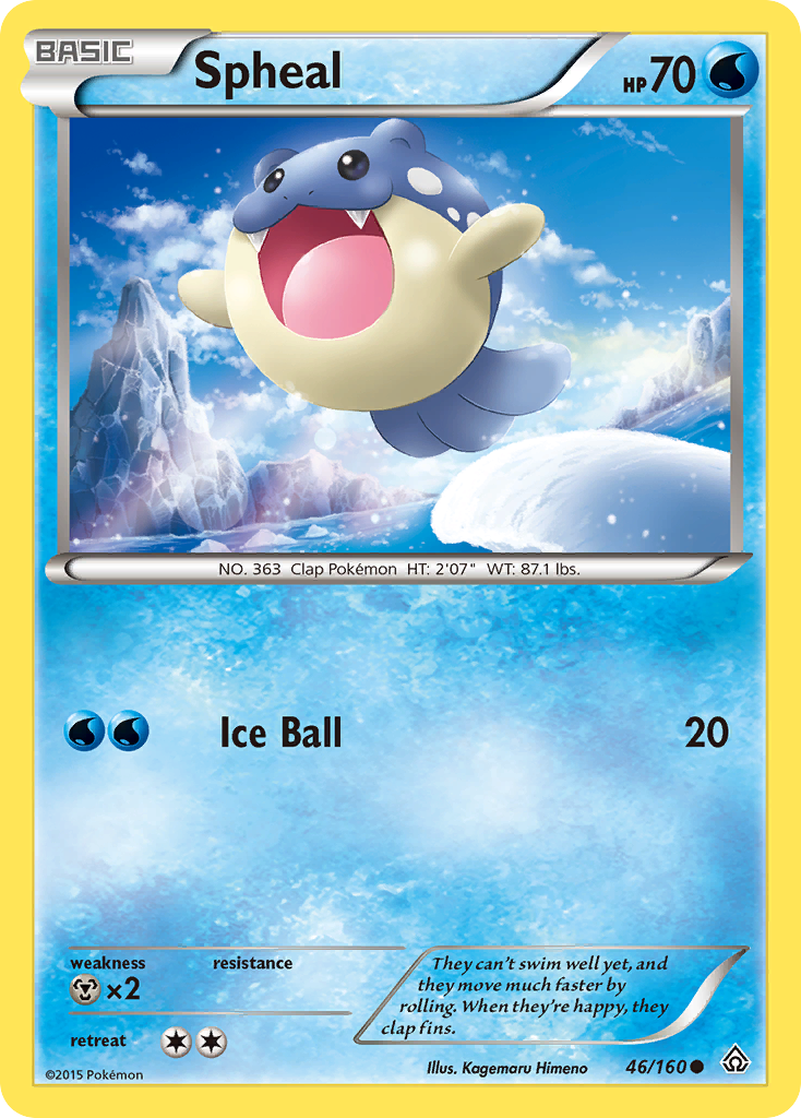 Spheal (46/160) [XY: Primal Clash] | Arkham Games and Comics