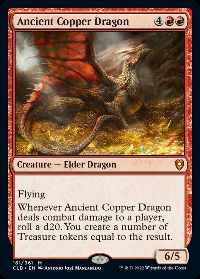 Ancient Copper Dragon [Commander Legends: Battle for Baldur's Gate] | Arkham Games and Comics