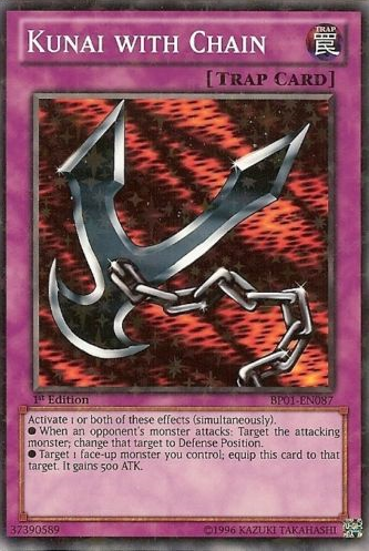 Kunai with Chain [BP01-EN087] Starfoil Rare | Arkham Games and Comics