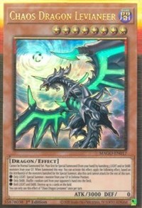 Chaos Dragon Levianeer (Alternate Art) [MAGO-EN017] Gold Rare | Arkham Games and Comics