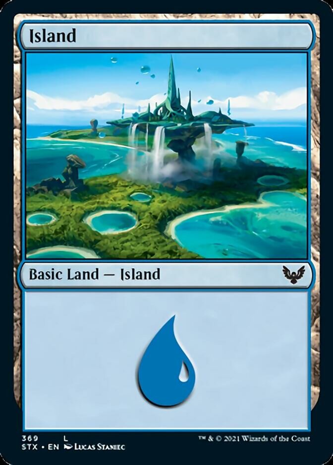 Island (#369) [Strixhaven: School of Mages] | Arkham Games and Comics