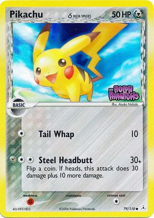 Pikachu (79/110) (Delta Species) (Stamped) [EX: Holon Phantoms] | Arkham Games and Comics