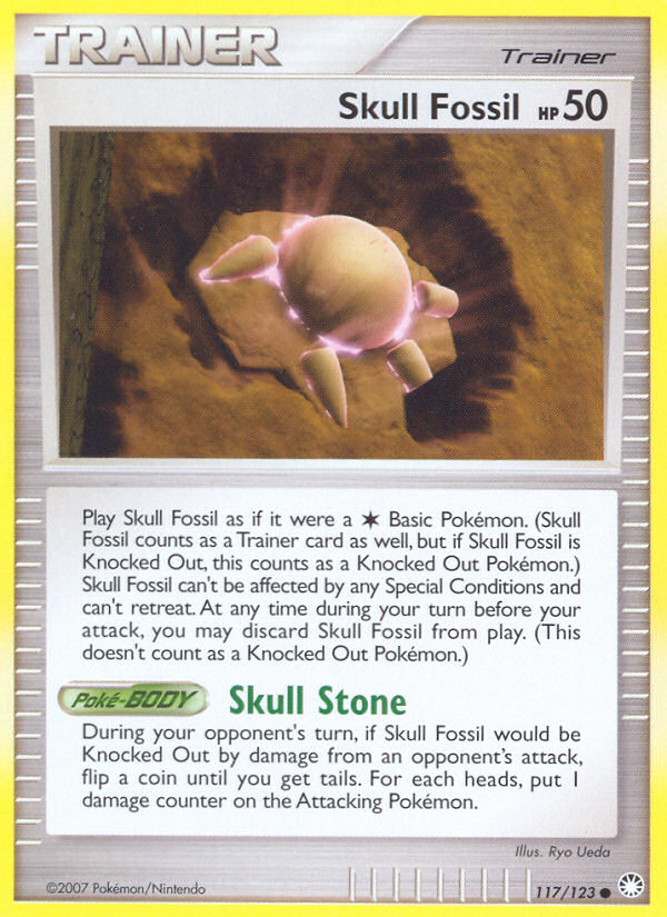 Skull Fossil (117/123) [Diamond & Pearl: Mysterious Treasures] | Arkham Games and Comics