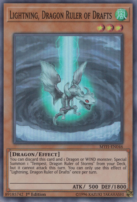 Lightning, Dragon Ruler of Drafts [MYFI-EN046] Super Rare | Arkham Games and Comics