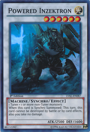 Powered Inzektron [LVAL-EN087] Super Rare | Arkham Games and Comics