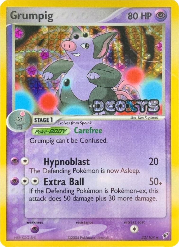 Grumpig (32/107) (Stamped) [EX: Deoxys] | Arkham Games and Comics
