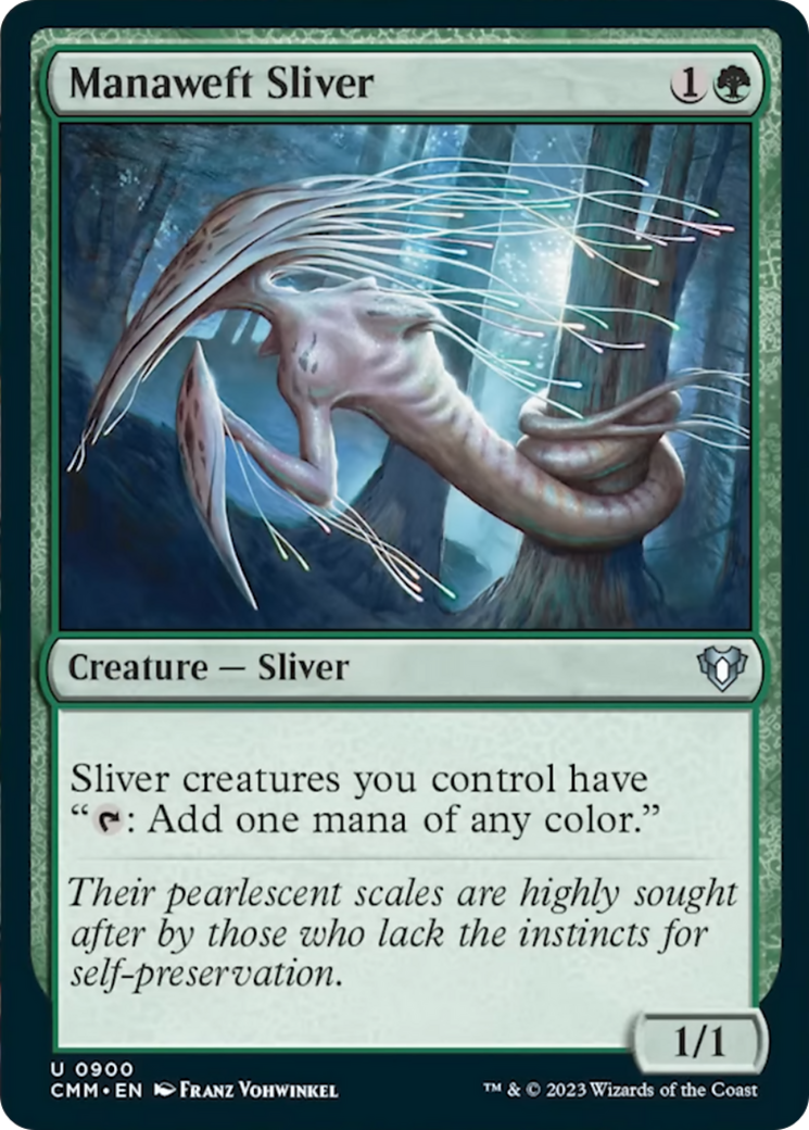 Manaweft Sliver [Commander Masters] | Arkham Games and Comics