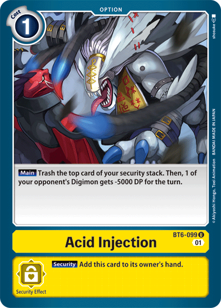 Acid Injection [BT6-099] [Double Diamond] | Arkham Games and Comics