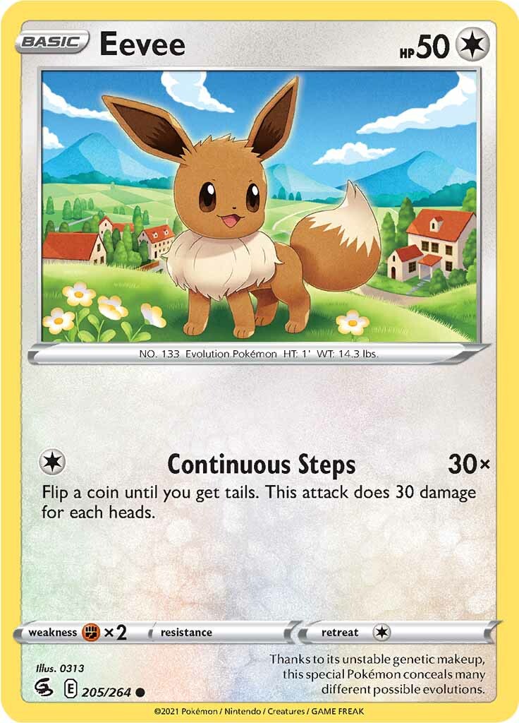 Eevee (205/264) [Sword & Shield: Fusion Strike] | Arkham Games and Comics