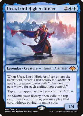 Urza, Lord High Artificer [Modern Horizons] | Arkham Games and Comics