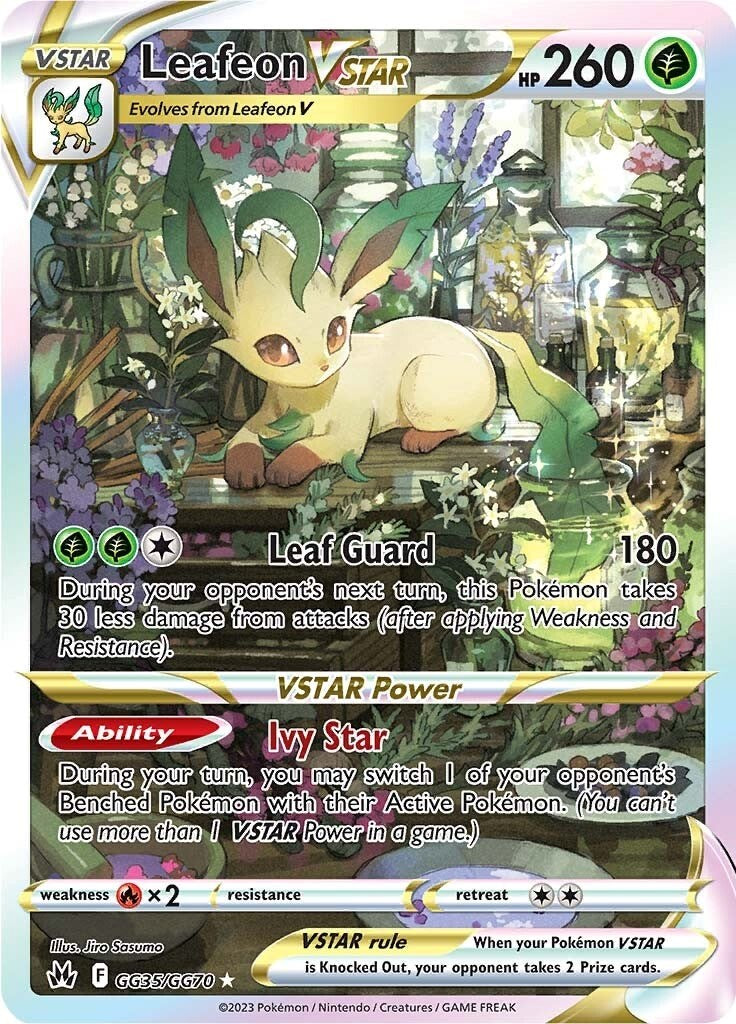 Leafeon VSTAR (GG35/GG70) [Sword & Shield: Crown Zenith] | Arkham Games and Comics