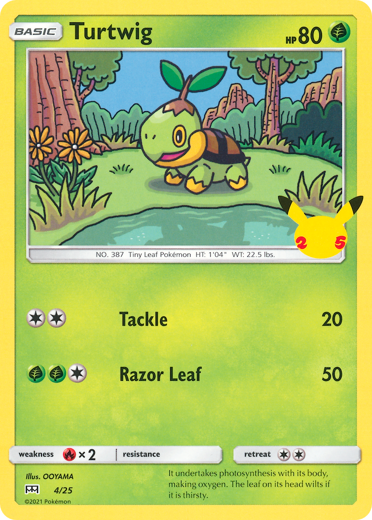 Turtwig (4/25) [McDonald's 25th Anniversary] | Arkham Games and Comics