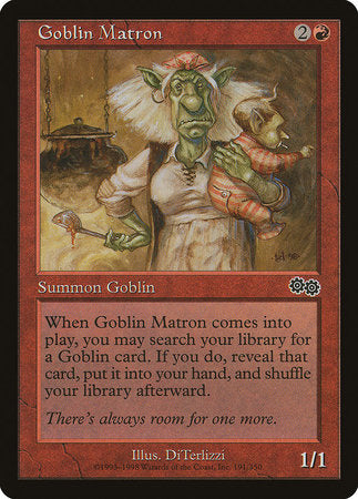 Goblin Matron [Urza's Saga] | Arkham Games and Comics