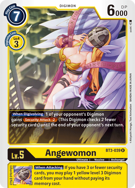 Angewomon [BT3-039] [Release Special Booster Ver.1.5] | Arkham Games and Comics