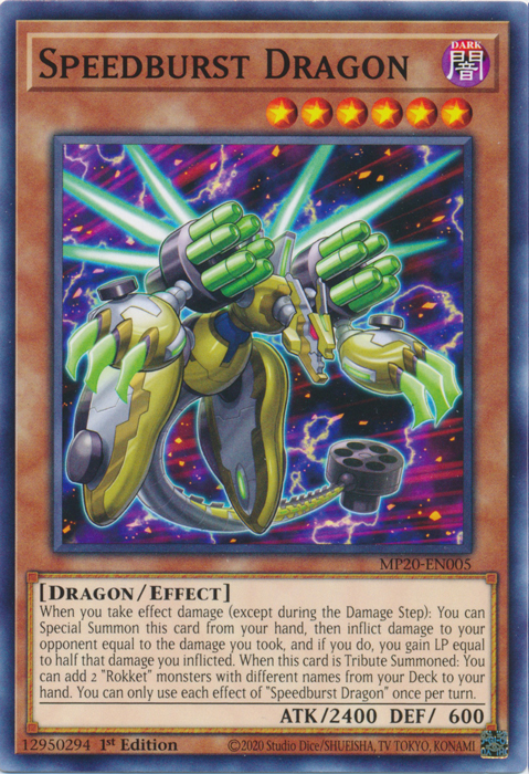 Speedburst Dragon [MP20-EN005] Common | Arkham Games and Comics