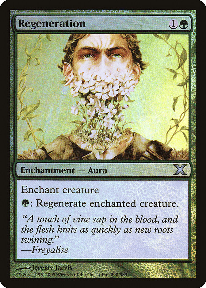 Regeneration (Premium Foil) [Tenth Edition] | Arkham Games and Comics