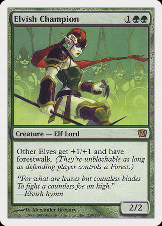 Elvish Champion [Ninth Edition] | Arkham Games and Comics