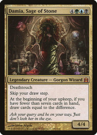 Damia, Sage of Stone [Commander 2011] | Arkham Games and Comics