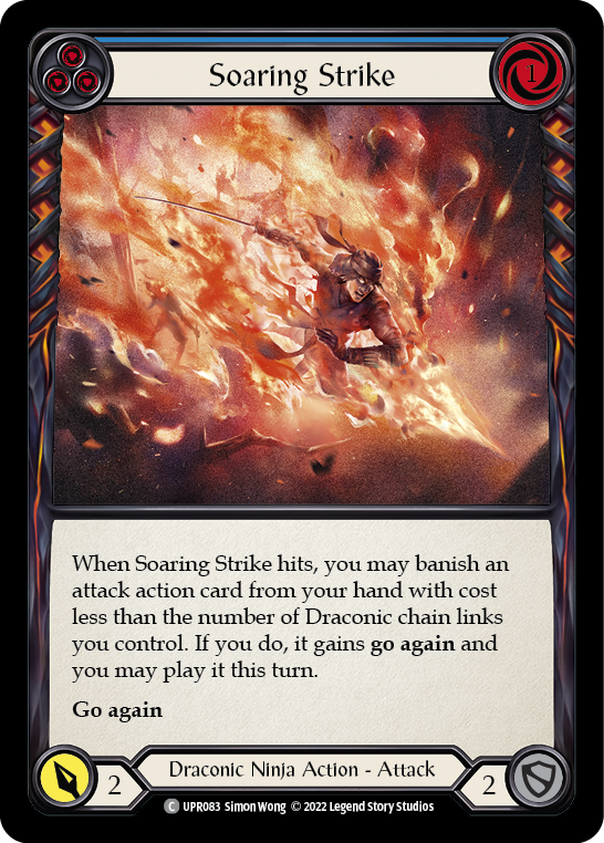 Soaring Strike (Blue) [UPR083] (Uprising) | Arkham Games and Comics