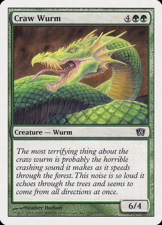 Craw Wurm [Eighth Edition] | Arkham Games and Comics