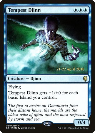 Tempest Djinn [Dominaria Promos] | Arkham Games and Comics