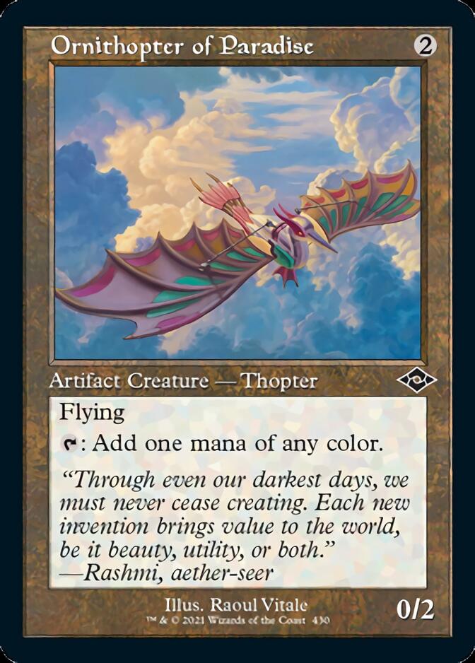 Ornithopter of Paradise (Retro Foil Etched) [Modern Horizons 2] | Arkham Games and Comics