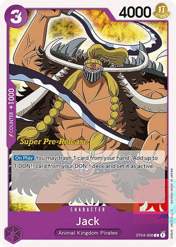 Jack [Super Pre-Release Starter Deck: Animal Kingdom Pirates] | Arkham Games and Comics