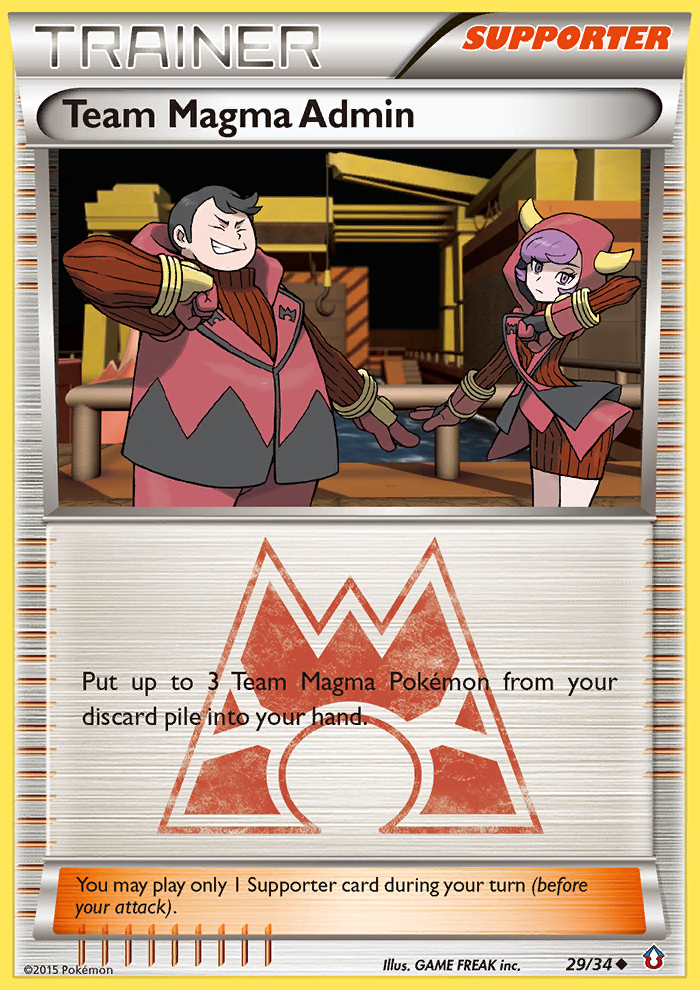 Team Magma Admin (29/34) [XY: Double Crisis] | Arkham Games and Comics