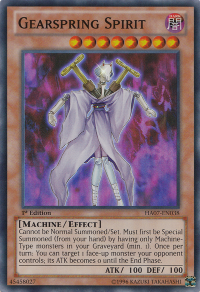 Gearspring Spirit [HA07-EN038] Super Rare | Arkham Games and Comics