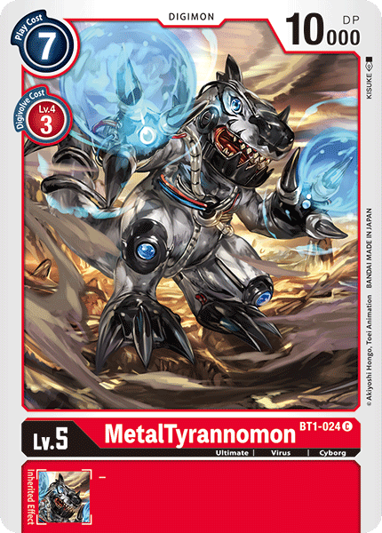 MetalTyrannomon [BT1-024] [Release Special Booster Ver.1.0] | Arkham Games and Comics