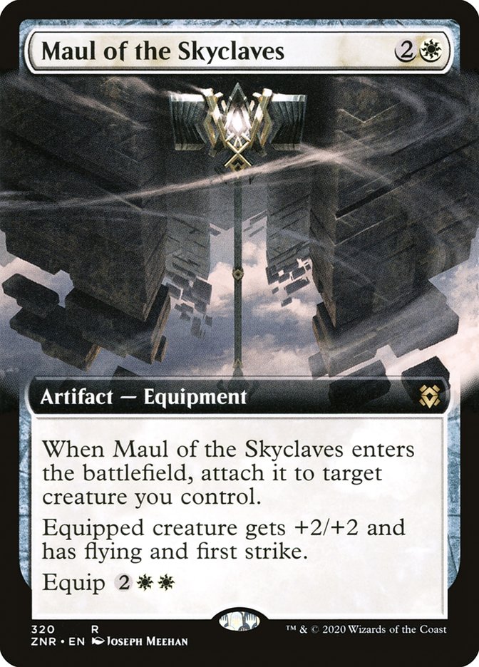 Maul of the Skyclaves (Extended Art) [Zendikar Rising] | Arkham Games and Comics