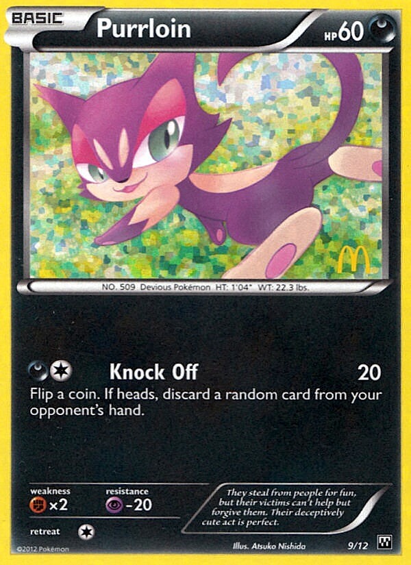 Purrloin (9/12) [McDonald's Promos: 2012 Collection] | Arkham Games and Comics