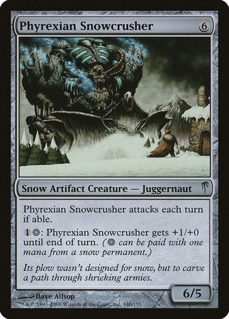 Phyrexian Snowcrusher [Coldsnap] | Arkham Games and Comics