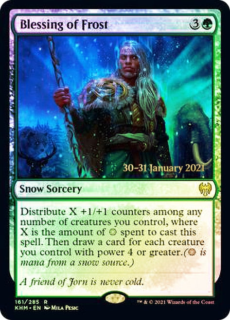 Blessing of Frost  [Kaldheim Prerelease Promos] | Arkham Games and Comics