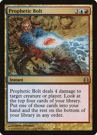 Prophetic Bolt [Commander 2011] | Arkham Games and Comics