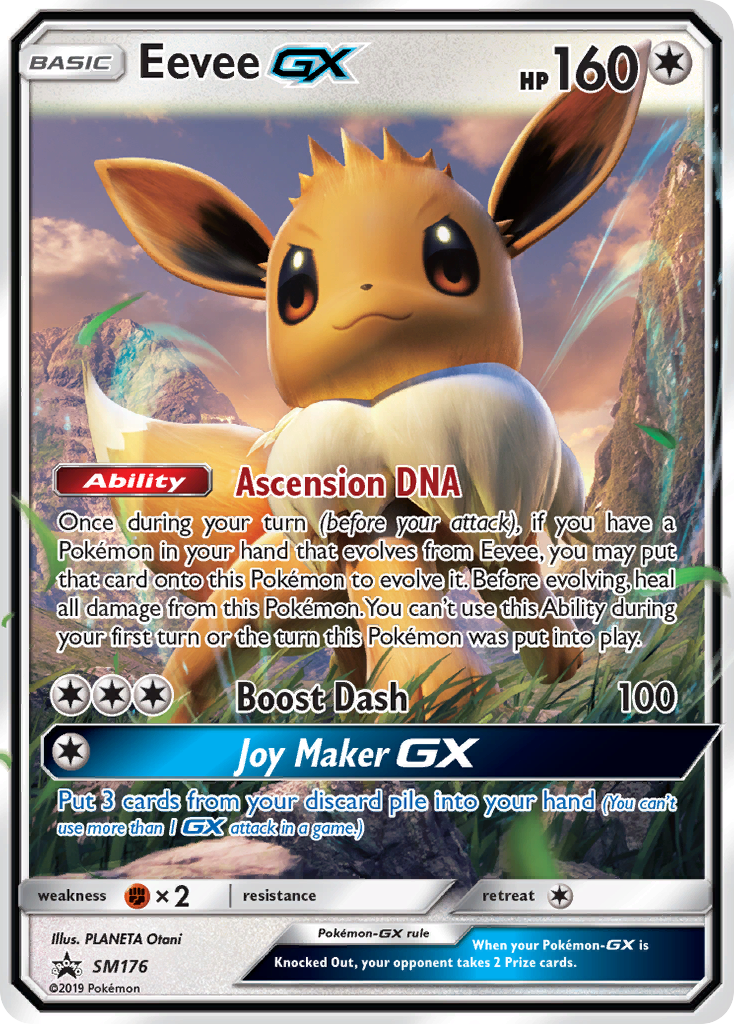 Eevee GX (SM176) (Jumbo Card) [Sun & Moon: Black Star Promos] | Arkham Games and Comics