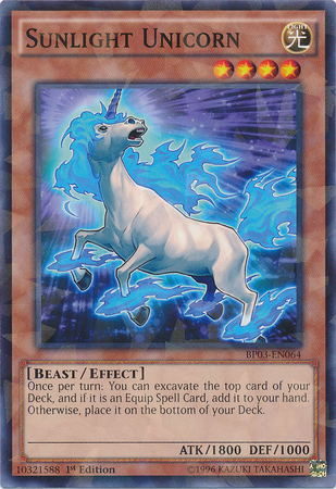 Sunlight Unicorn [BP03-EN064] Shatterfoil Rare | Arkham Games and Comics