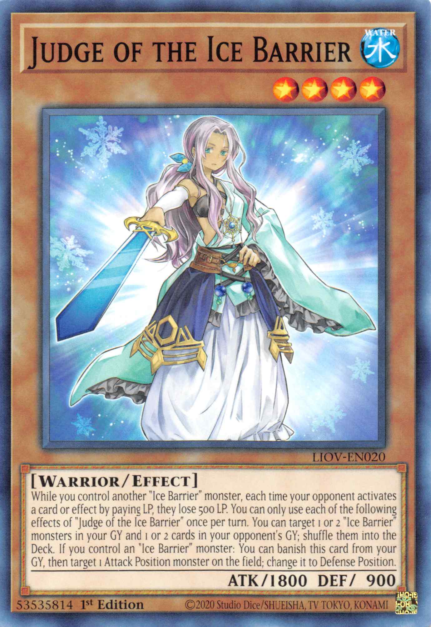 Judge of the Ice Barrier [LIOV-EN020] Common | Arkham Games and Comics