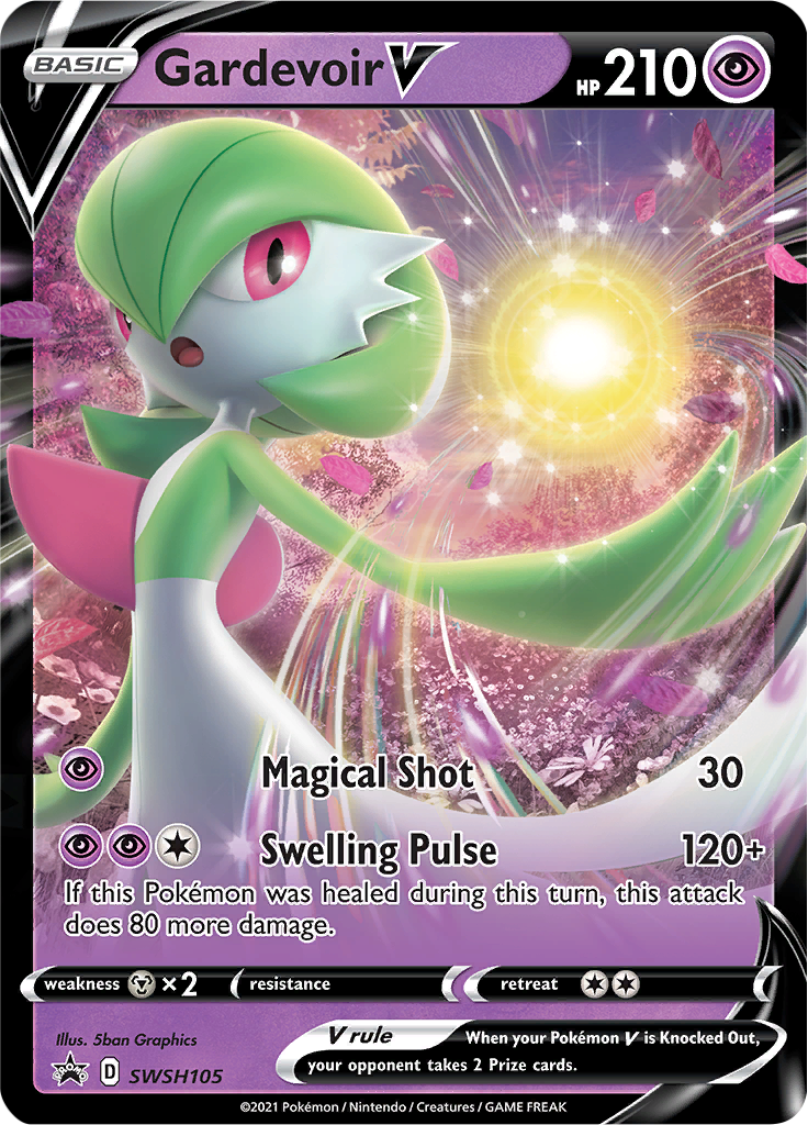 Gardevoir V (SWSH105) [Sword & Shield: Black Star Promos] | Arkham Games and Comics