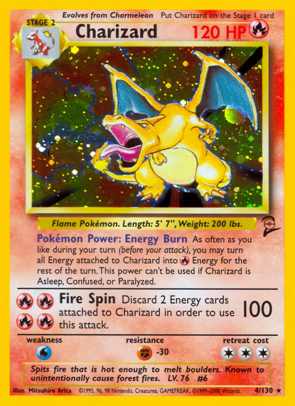 Charizard (4/130) [Base Set 2] | Arkham Games and Comics